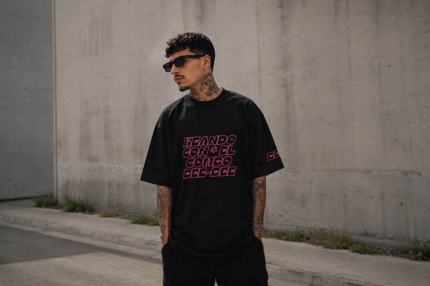 CAMISA OVERSIZE "KEANDOCONELCOMBO"